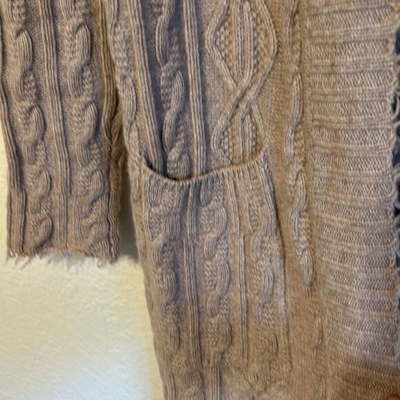 Kinross Cashmere Blend Open Duster Cardigan Small - Picture 5 of 6